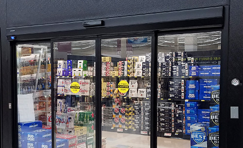Styleline commercial shop refrigerator door company
